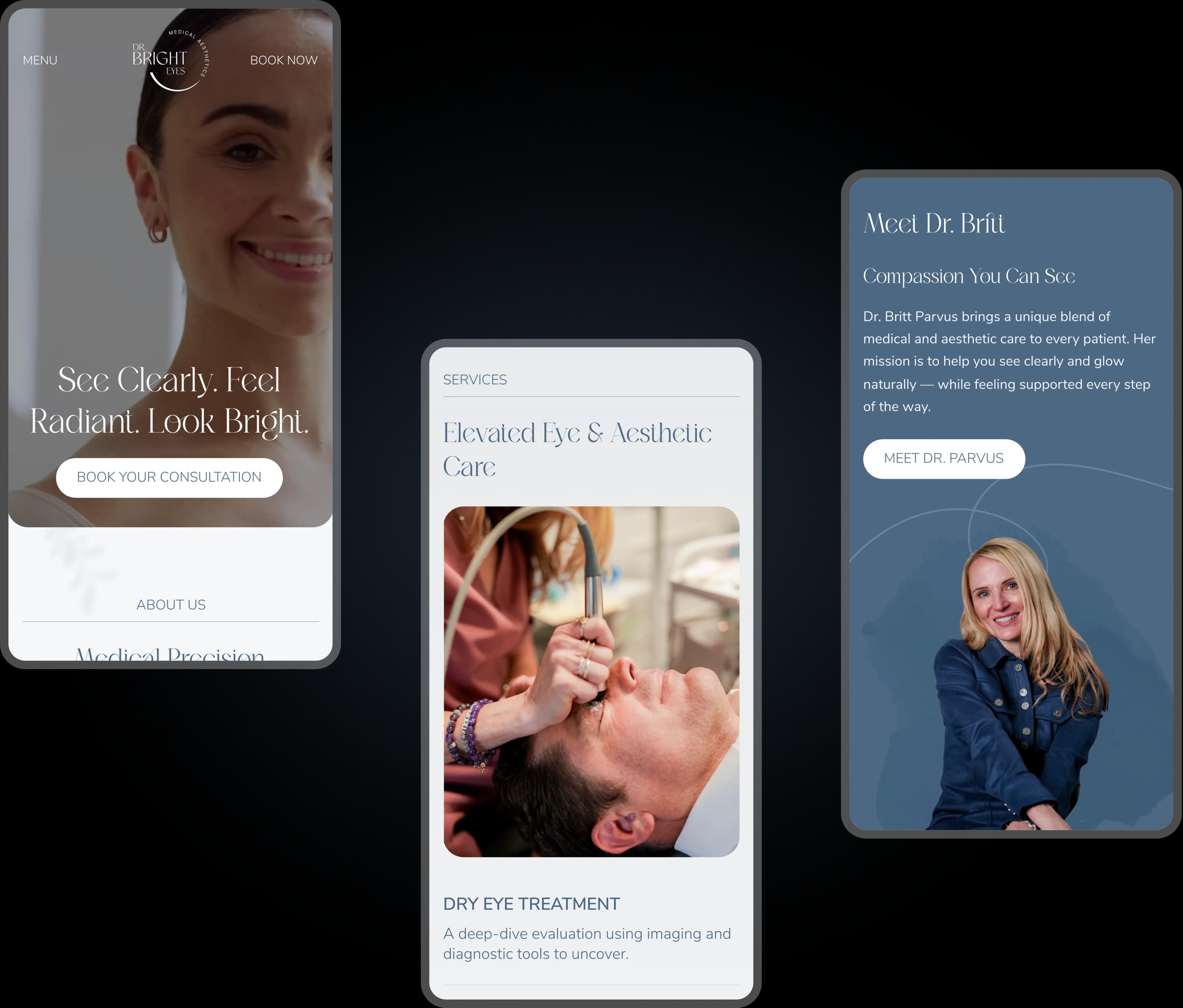 Bright Eyes Logo Dark